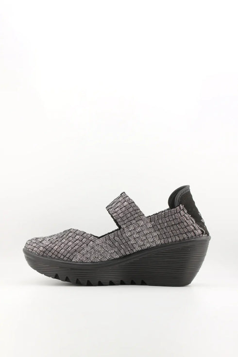 Bernie Mev Woven Slip-On Platform Shoes
