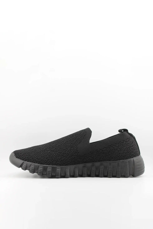 Bernie Mev Slip-On Textured Knit Sneakers