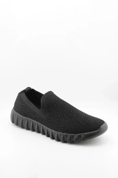 Bernie Mev Slip-On Textured Knit Sneakers