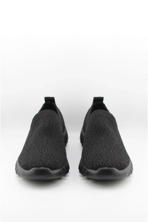 Bernie Mev Slip-On Textured Knit Sneakers