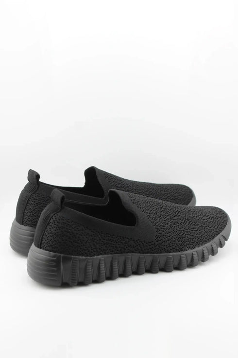 Bernie Mev Slip-On Textured Knit Sneakers