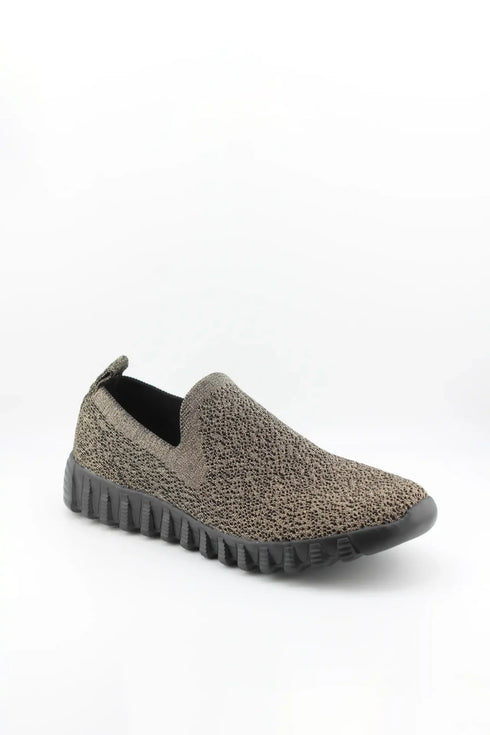 Bernie Mev Slip-On Textured Knit Sneakers