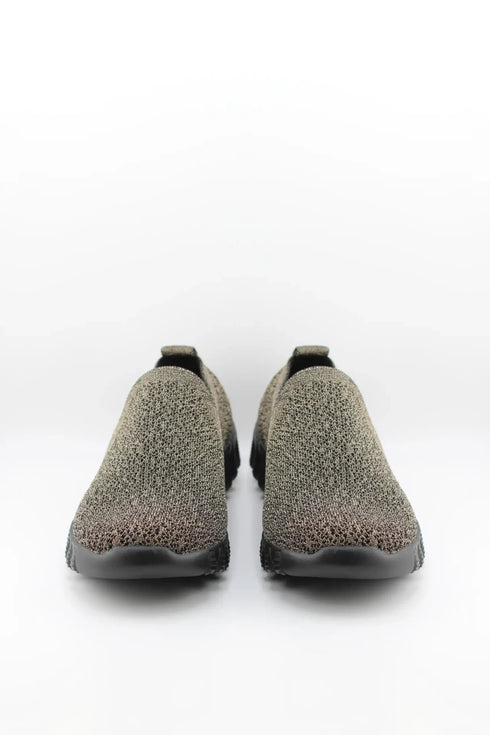 Bernie Mev Slip-On Textured Knit Sneakers