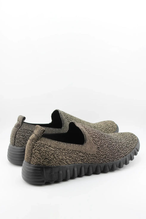 Bernie Mev Slip-On Textured Knit Sneakers