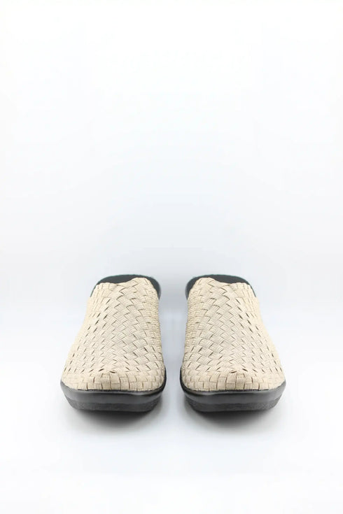 Bernie Mev Woven Slip-On Wedge Clog