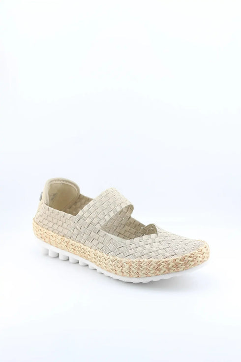 Bernie Mev Woven Slip-On Espadrille Flats