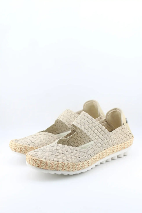 Bernie Mev Woven Slip-On Espadrille Flats
