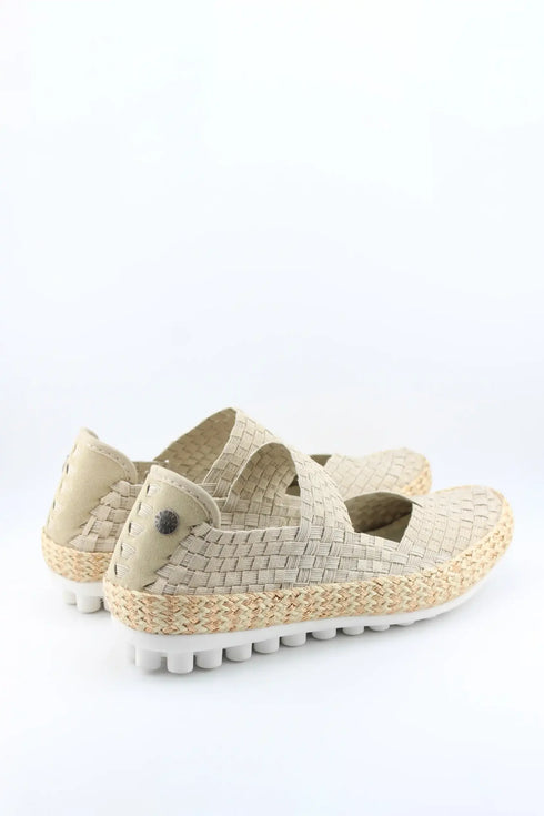Bernie Mev Woven Slip-On Espadrille Flats