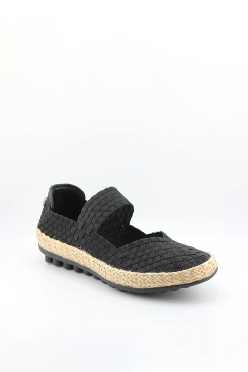 Bernie Mev Woven Slip-On Espadrille Flats