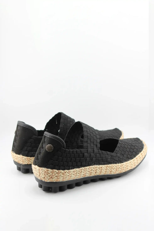 Bernie Mev Woven Slip-On Espadrille Flats