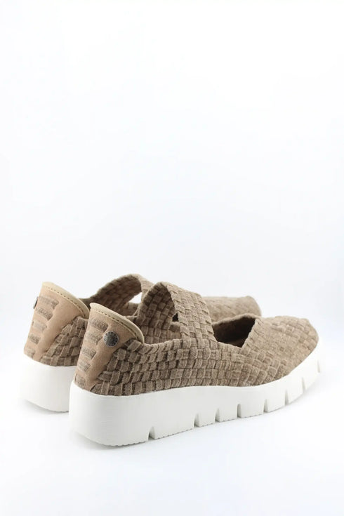 Bernie Mev Braided Elastic Mary Jane Wedge