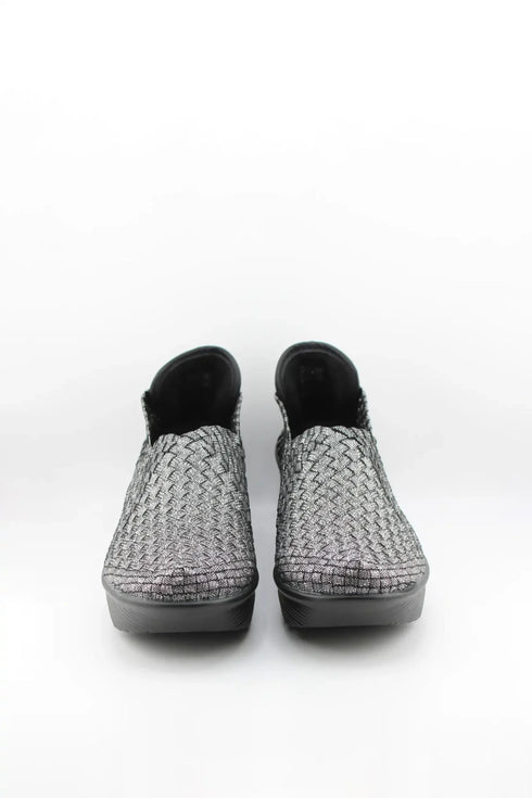 Bernie Mev Textured Wedge Slip-On Loafers