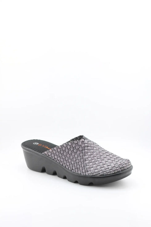 Bernie Mev Woven Slip-On Wedge Clog