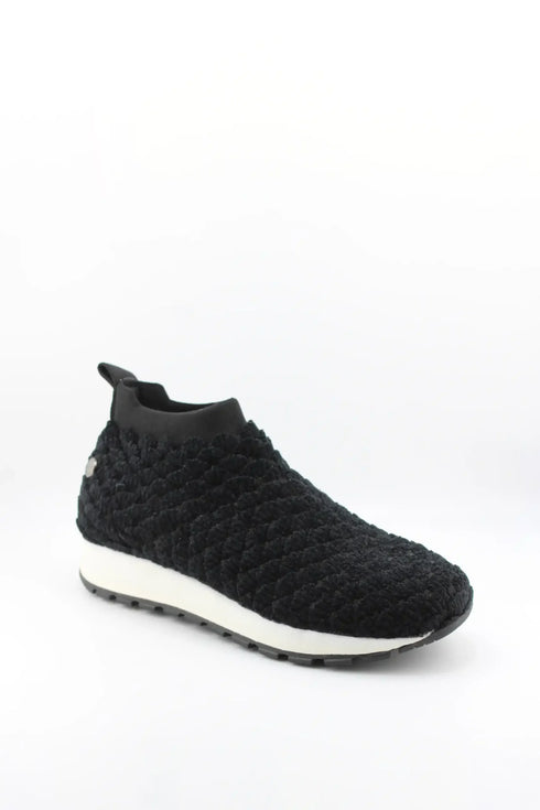 Bernie Mev Quilted Knit Slip-On Sneakers