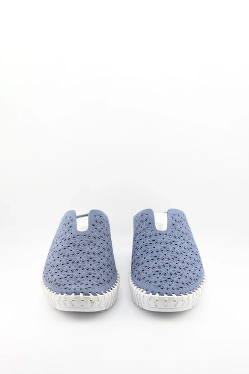Bernie Mev Perforated Slip-On Wedge Clogs