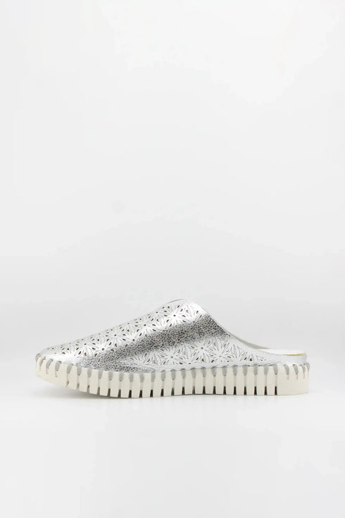 Bernie Mev Perforated Slip-On Leather Mule