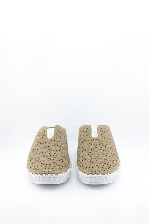 Bernie Mev Perforated Slip-On Wedge Clogs