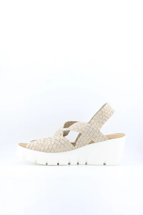 Bernie Mev Woven Platform Sandal