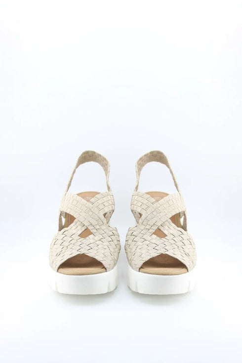 Bernie Mev Woven Platform Sandal