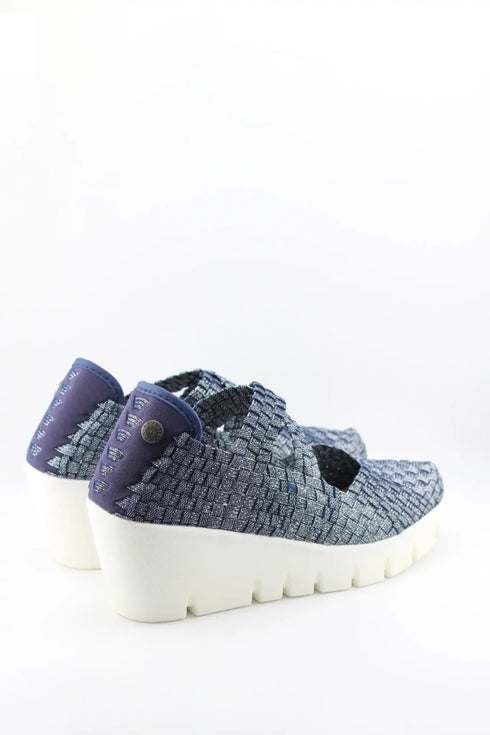 Bernie Mev Woven Mary Jane Platform Shoe