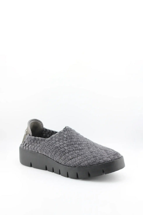 Bernie Mev Woven Slip-On Platform Sneaker