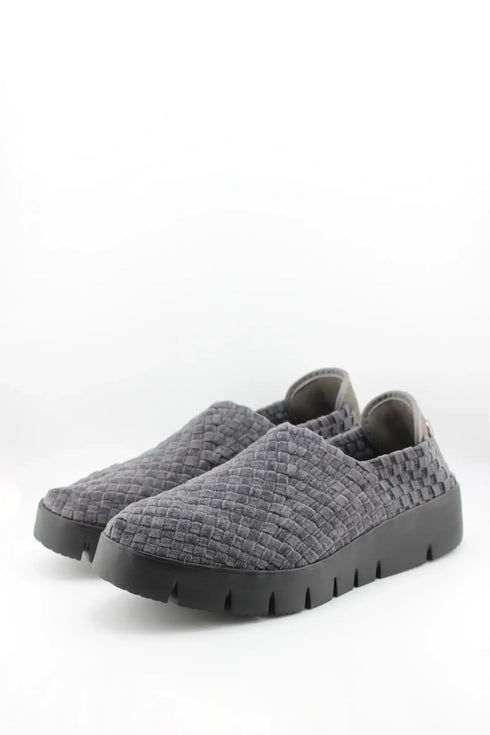 Bernie Mev Woven Slip-On Platform Sneaker