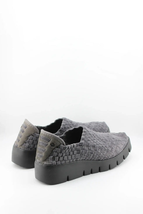 Bernie Mev Woven Slip-On Platform Sneaker