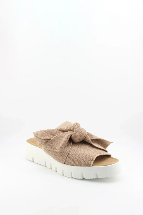 Bernie Mev Bow Detail Platform Slide