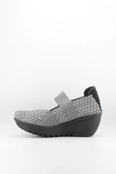 Bernie Mev Woven Slip-On Platform Shoes