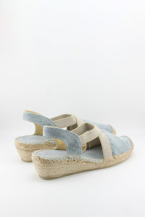 Salvi Calzados Espadrille Wedge Slingback Sandals