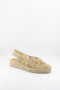 Salvi Calzados Open-Knit Espadrille Slingback with Elastic Strap