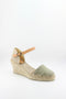 Salvi Calzados Espadrille Wedge with Ankle Strap