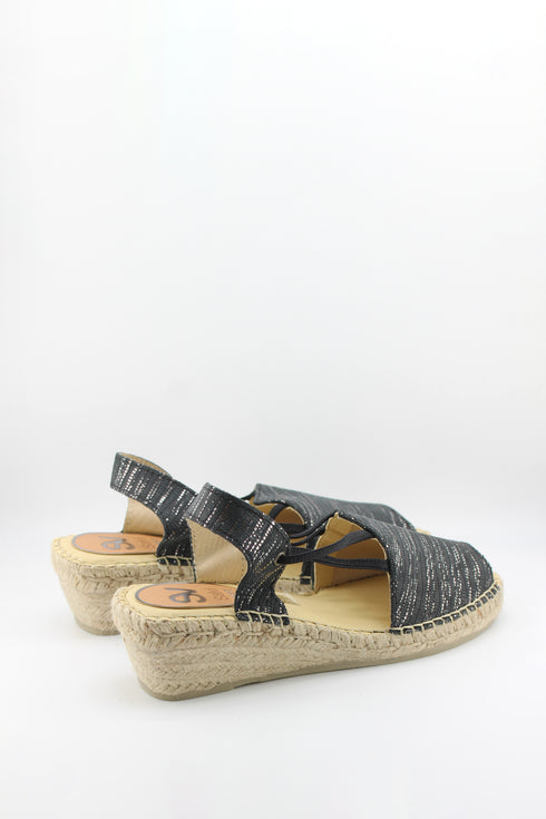 Salvi Calzados Woven Espadrille Slingback Sandals
