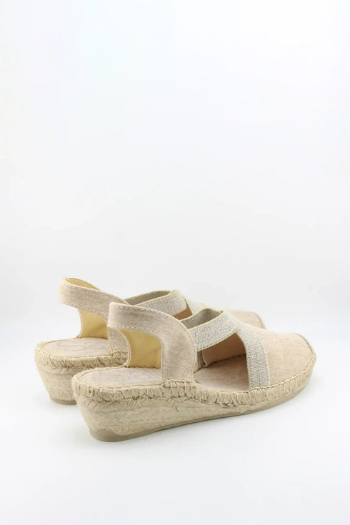 Salvi Calzados Espadrille Wedge Slingback Sandals
