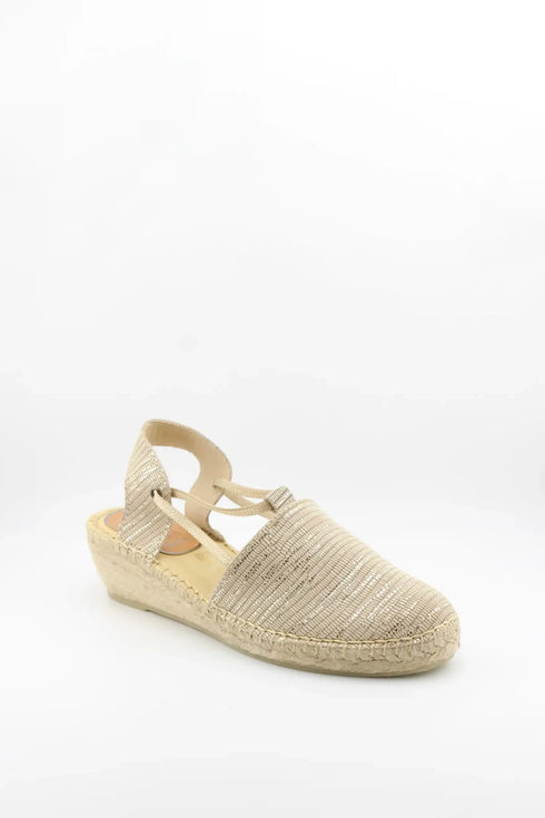 Salvi Calzados Espadrille Slingback Wedge Sandals