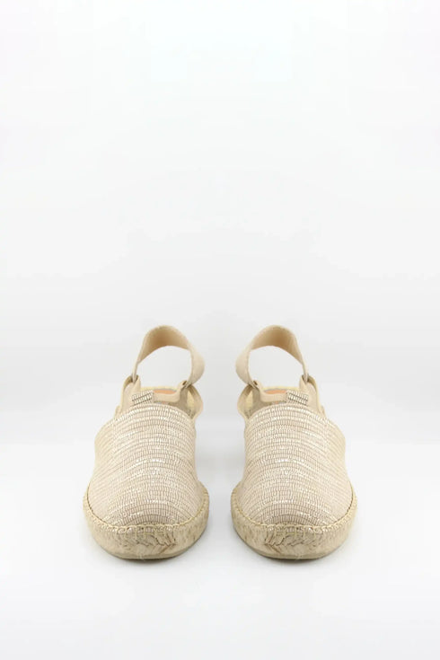 Salvi Calzados Espadrille Slingback Wedge Sandals