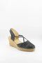 Salvi Calzados Woven Strap Espadrille Wedge Sandals