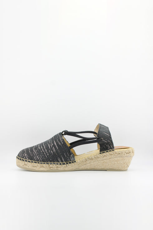 Salvi Calzados Espadrille Slingback Wedge Sandals