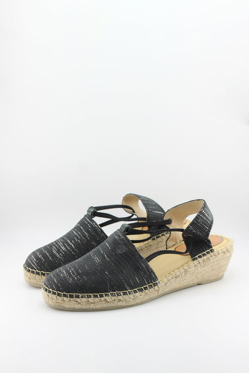 Salvi Calzados Espadrille Slingback Wedge Sandals