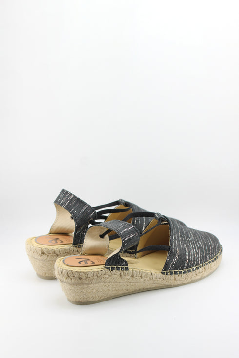 Salvi Calzados Espadrille Slingback Wedge Sandals