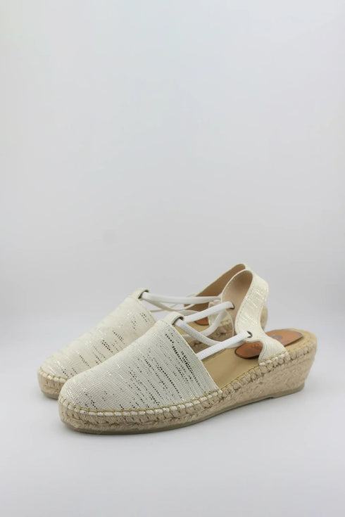 Salvi Calzados Espadrille Slingback Wedge Sandals