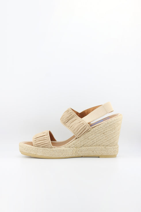 Verbenas Espadrille Wedge Sandals with Textured Straps