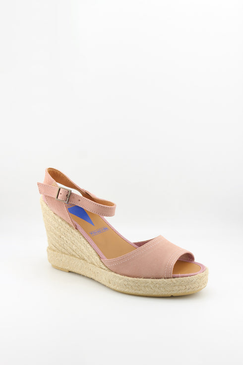 Verbenas Espadrille Wedge Sandals with Ankle Strap
