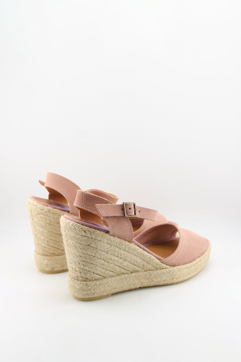 Verbenas Espadrille Wedge Sandals with Ankle Strap