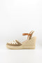 Verbenas Espadrille Wedge Ankle Strap Sandal