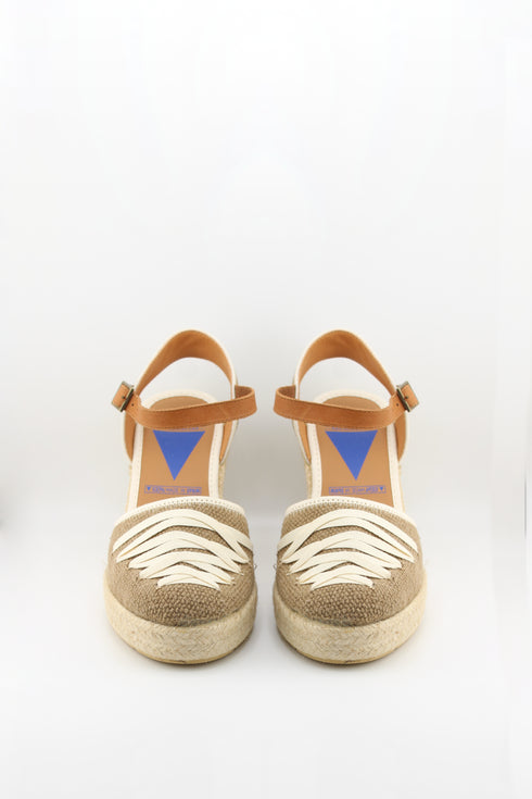 Verbenas Espadrille Wedge Ankle Strap Sandal