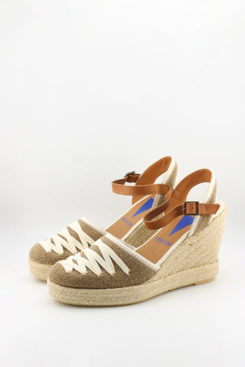 Verbenas Espadrille Wedge Ankle Strap Sandal