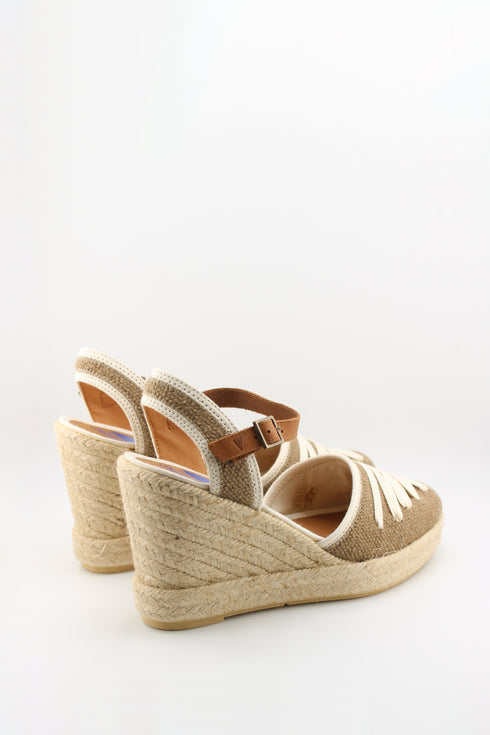 Verbenas Espadrille Wedge Ankle Strap Sandal