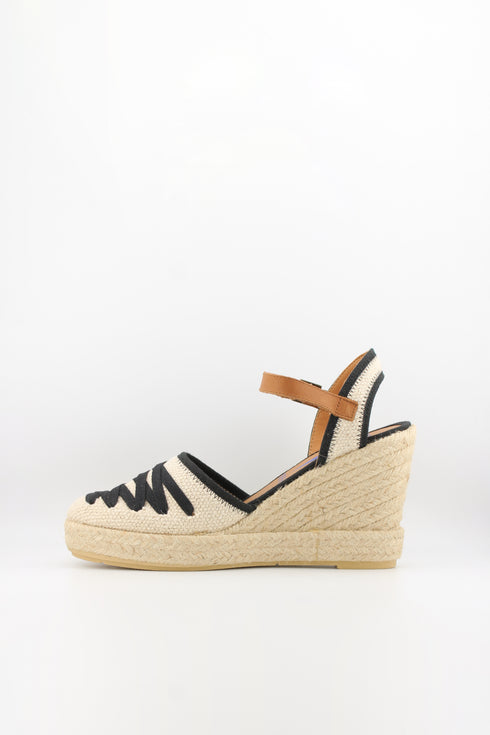 Verbenas Espadrille Wedge Ankle Strap Sandal