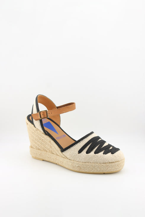 Verbenas Espadrille Wedge Ankle Strap Sandal